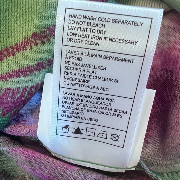 Karen Kane Burnout Floral Print Scoop Neck 3/4 Sleeve Top - Picture 11 of 16